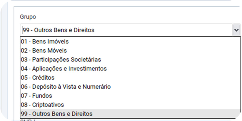 Captura de tela mostrando como declarar precatórios no Imposto de Renda 2026