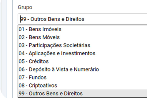 Captura de tela mostrando como declarar precatórios no Imposto de Renda 2026