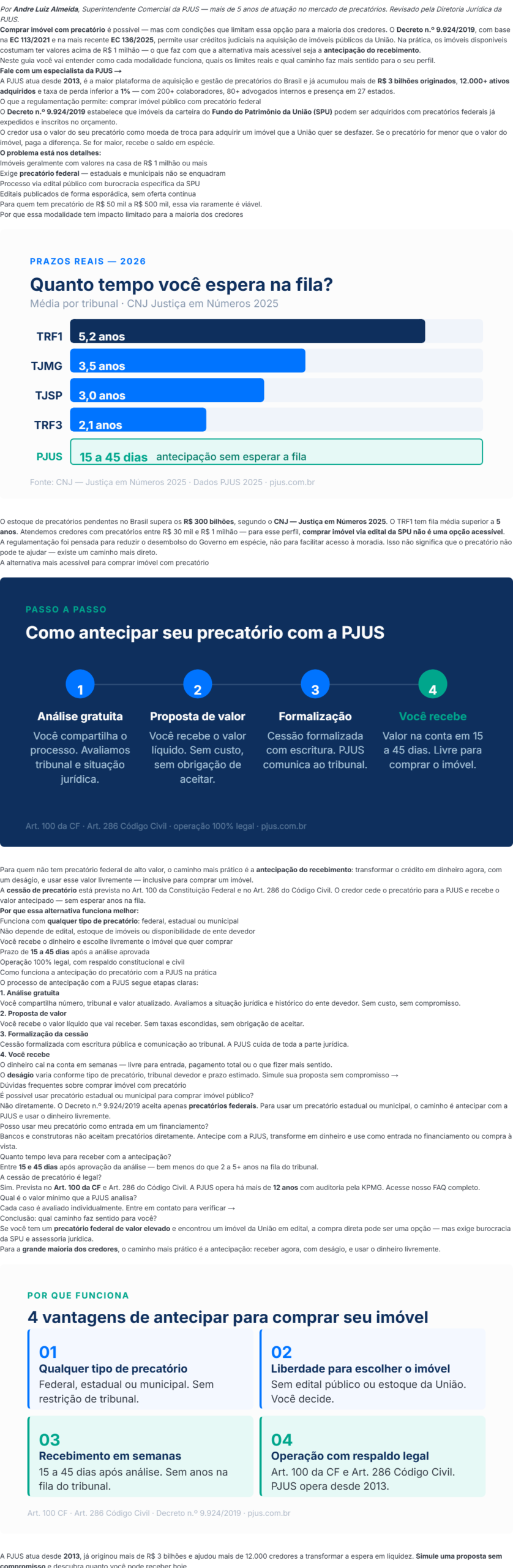 Ilustracao de como usar precatorio para comprar imovel no Brasil