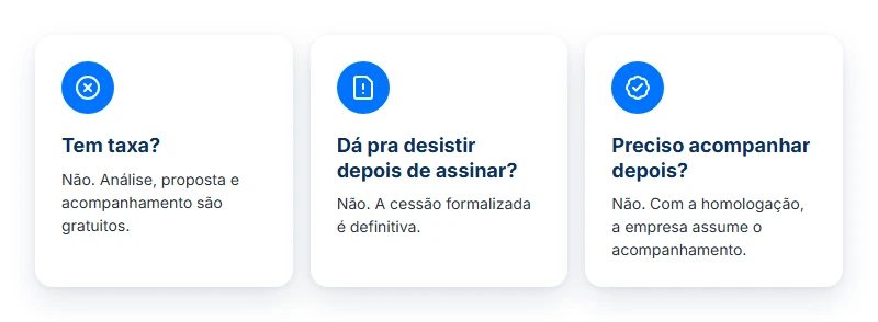 Resumo sobre as empresas que compram precatórios: sem taxa, cessão definitiva após assinar, sem acompanhar depois